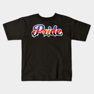 Polyamory Pride Drip Kids T-Shirt